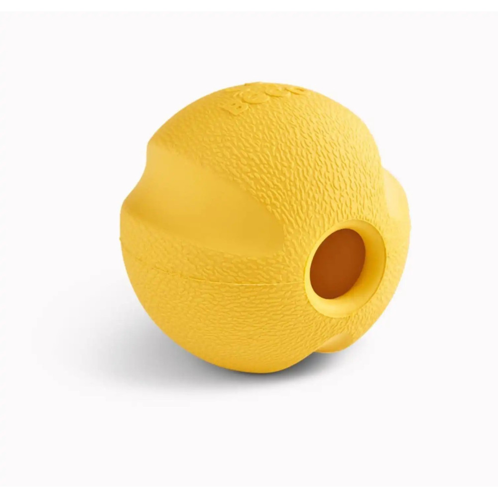 Іграшка м'ячик з отвором для ласощів для собак Beco Pets Fetch Ball Жовтий