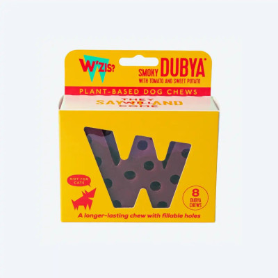 Веганські жуйки для собак з гарбузом та солодкою картоплею Smoky Dubya w`zis, 260 гр
