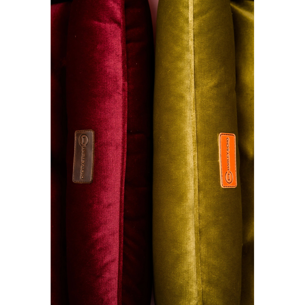 Лежанка для собак Dreamer Velur Olive - Harley&Cho, (60*40 см.) - S