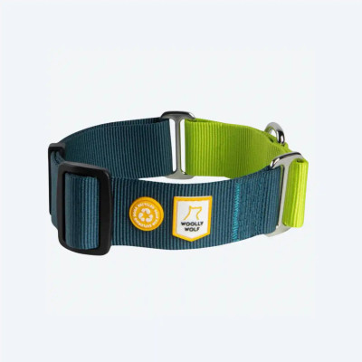 Нашийник Wolly Wolf Martingale Color Block Deep Teal Mix, S