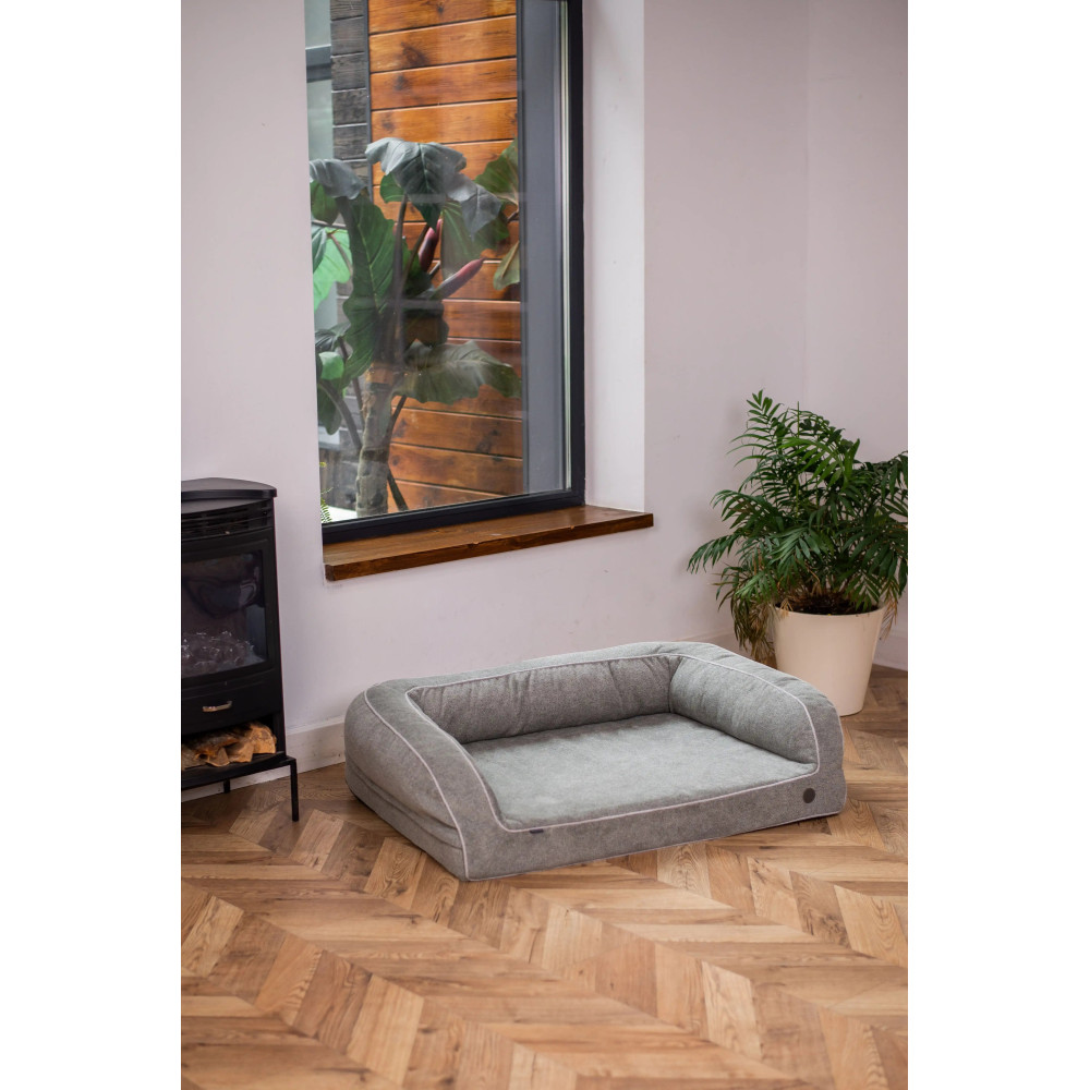 Диван для собак Sleeper Gray - Harley and Cho, (65*90 см.) M