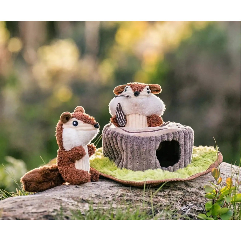 Іграшка для собак Chippy and Cheeks the Chipmunks Forest Friends Pet Play