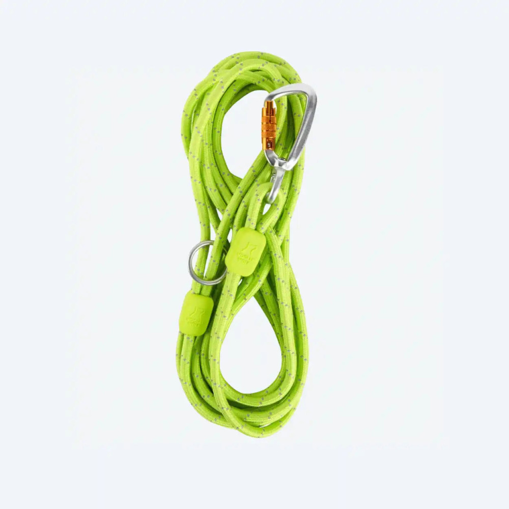 Повідець Long Rope Leash Woolly Wolf Lime - 600см., 600 см.