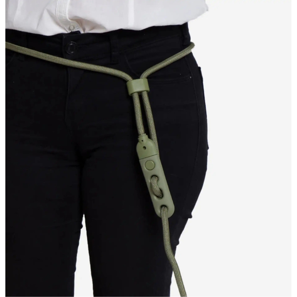 Повідець для собак Zee.Dog - Army Green Hands-Free 120 - 240 см, 120 - 240см