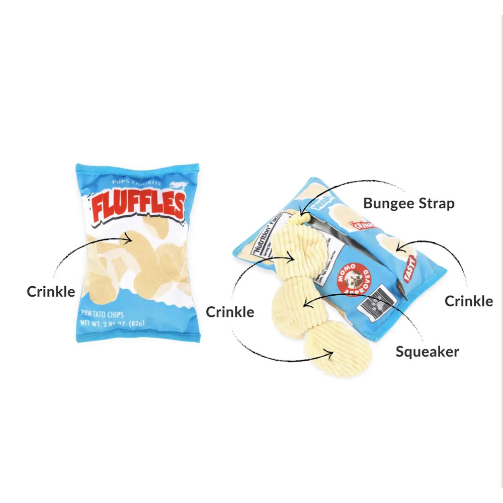 Іграшка для собак Snack Attack - Fluffles Chips Pet Play, Mini