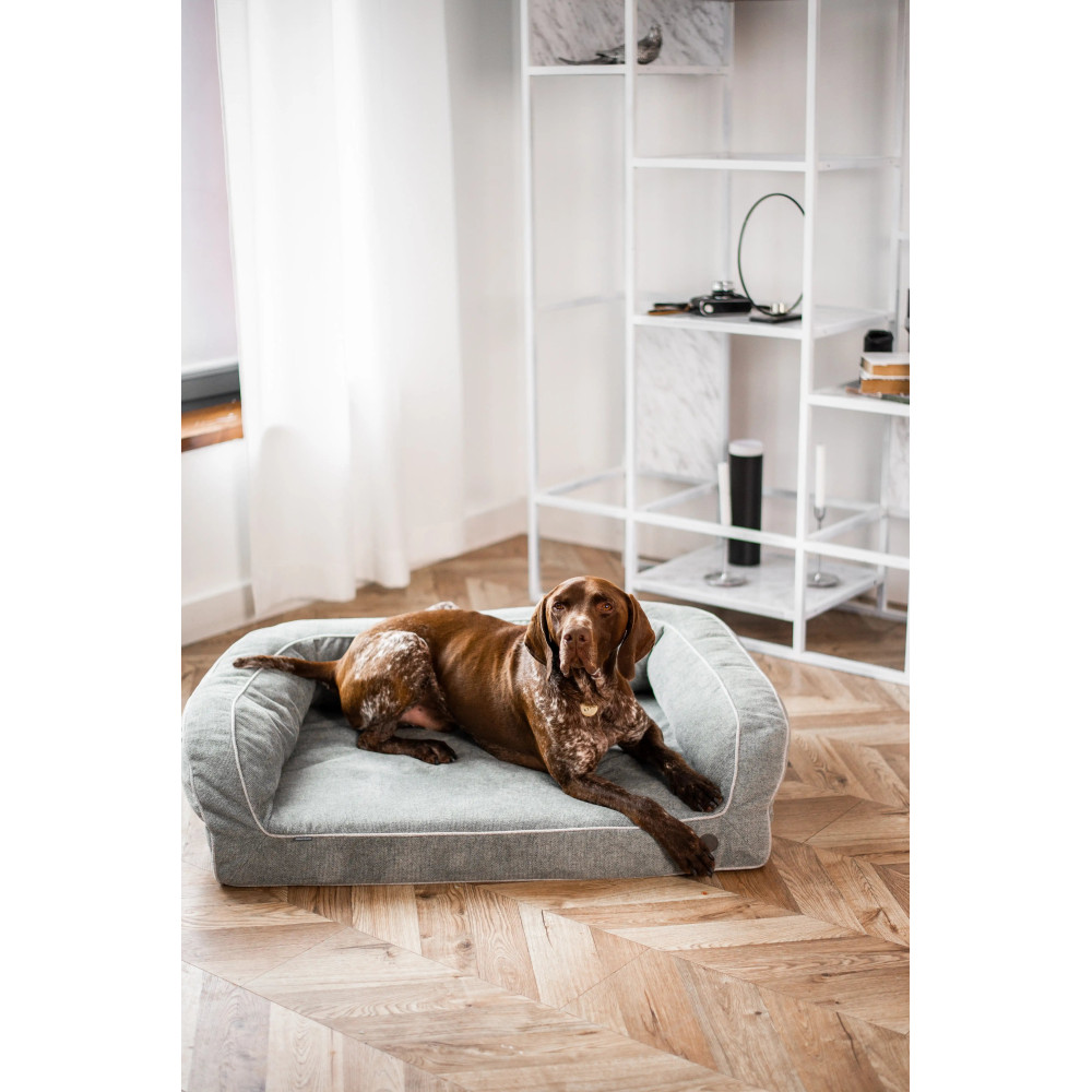 Диван для собак Sleeper Gray - Harley and Cho, (65*90 см.) M
