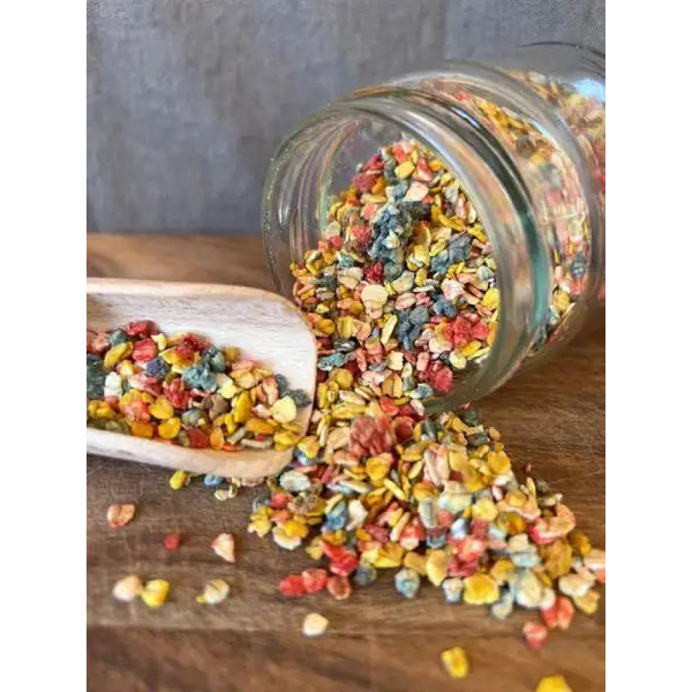Натуральна веганська посипка для собак Cooka's Cookies Raіnbow Dogfetti 100% овес, 90 грам.