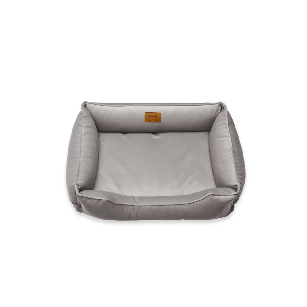 Лежанка для собак Dreamer Velur Gray - Harley&Cho, (60*40 см.) - S