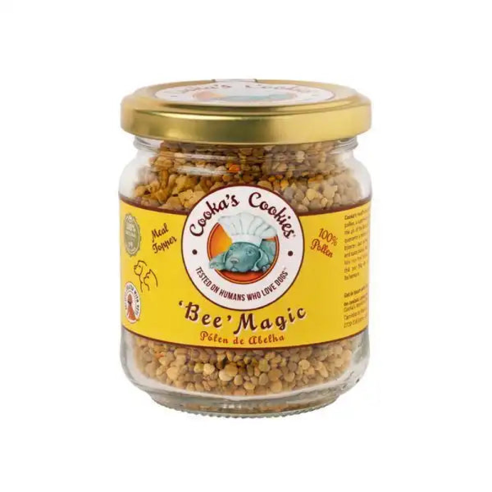 Натуральний топер (вітамінна та смакова добавка) для собак Cooka's Cookies Bee Magic Бджолиний пилок, 30 грам.