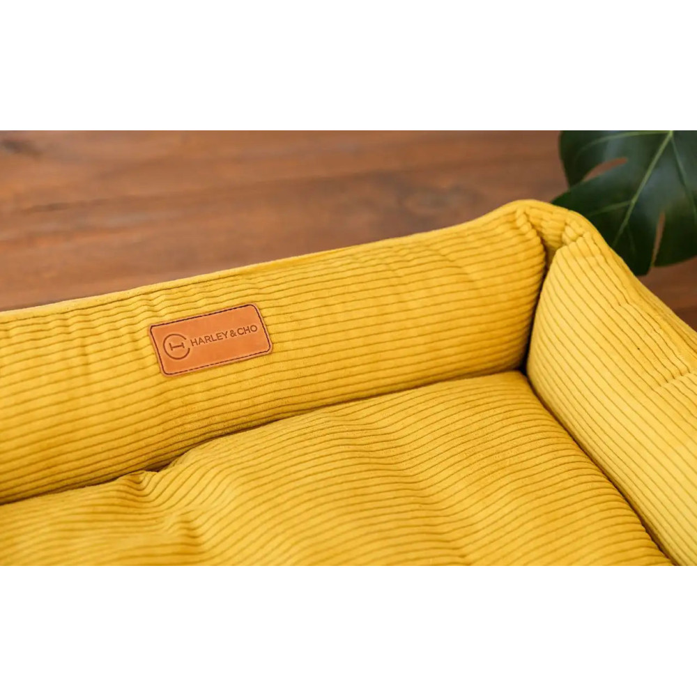Лежанка для тварин Dreamer Yellow Velvet - Harley&Cho, S (60*40 см.) - S