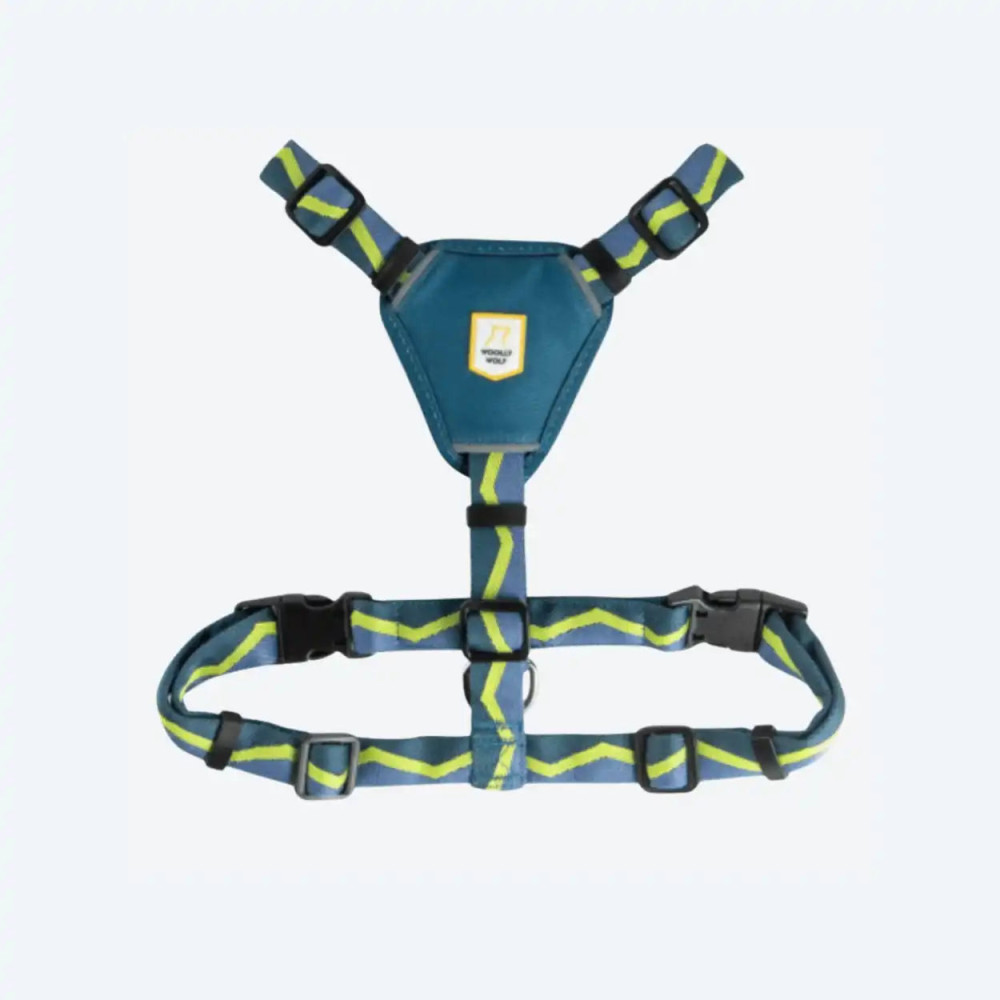 Шлея для собак Woolly Wolf Horizon Deep Teal Mix Harness, XXS