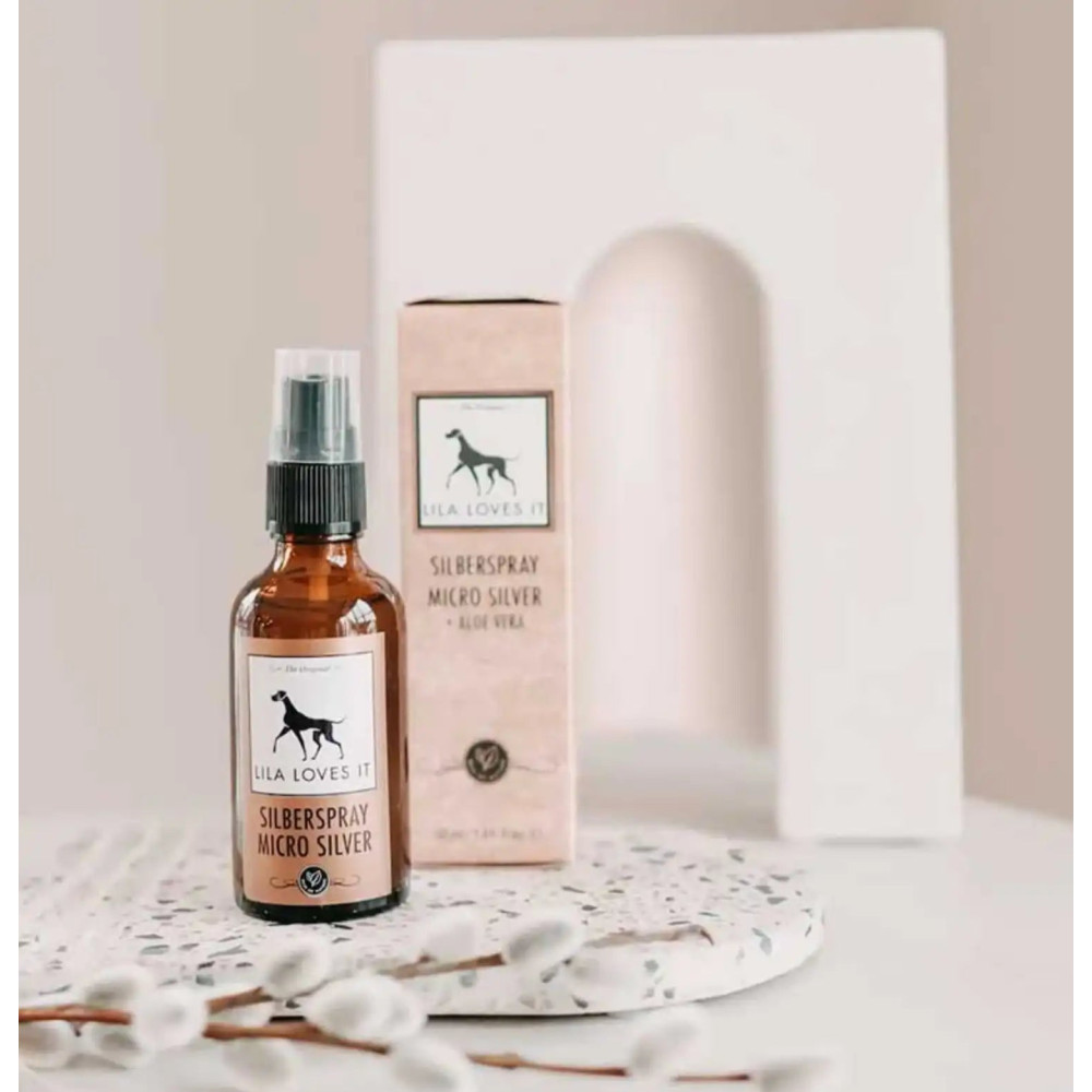 Спрей проти запалень та подразнень Lila Loves it Silberspray Micro Silver + ALOE VERA 50 мл, 50мл.