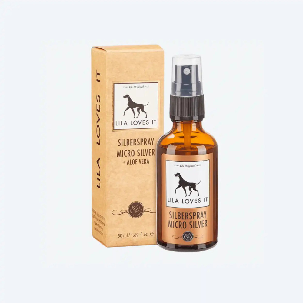 Спрей проти запалень та подразнень Lila Loves it Silberspray Micro Silver + ALOE VERA 50 мл, 50мл.