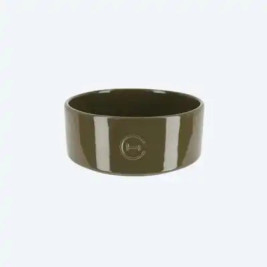 Керамічна миска для собак Bowl Olive - Harley and Cho, (14*7см. / 0.45л.) - S