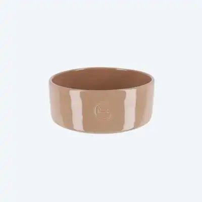 Керамічна миска для собак Bowl Beige - Harley and Cho, (14*7см. / 0.45л.) - S
