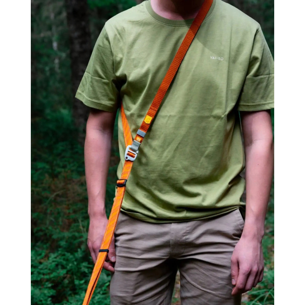 Повідець - перестібка Multi-use для собак Woolly Wolf Roam Adjustable Leash Terracotta Ripple, 170-300 cм.