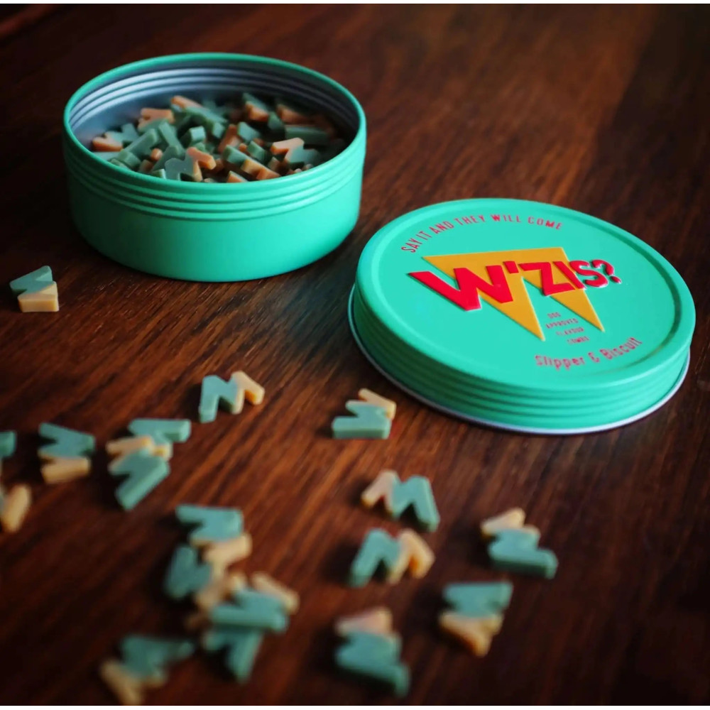 Веганські смаколики для собак w`zis в баночках (Slipper & Biscuit Tin of Treats)- 50 грам, 50 гр