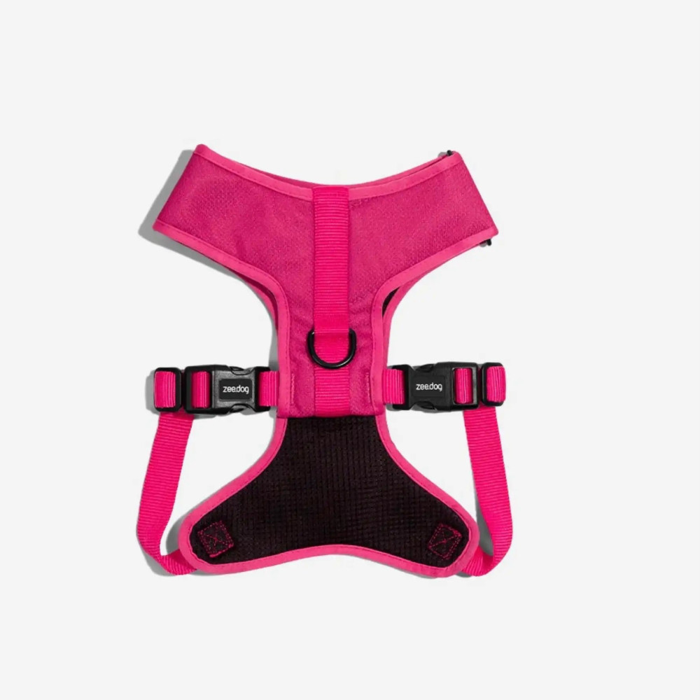 Шлея для собак Zee.Dog - Pink LED Adjustable Air Mesh Harness, XS