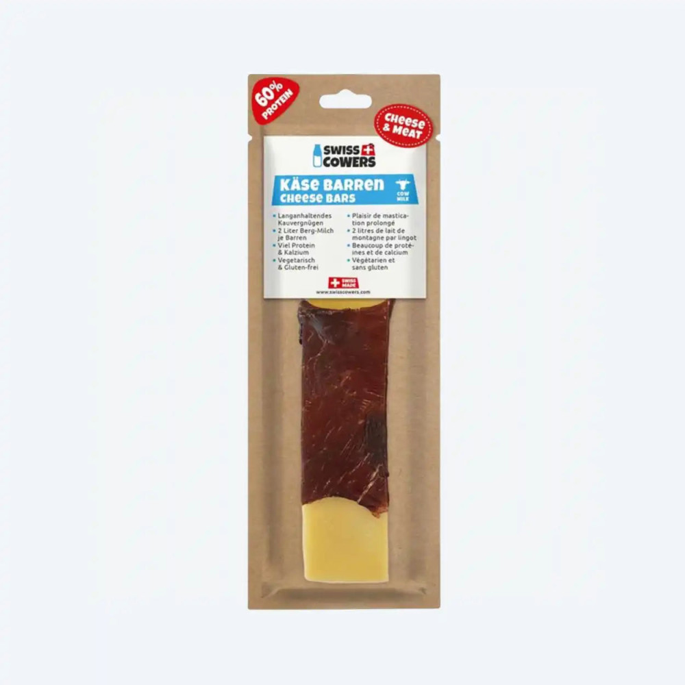 Сирний батончик з яловичиною SwissCowers - Black Angus, 80г. - S