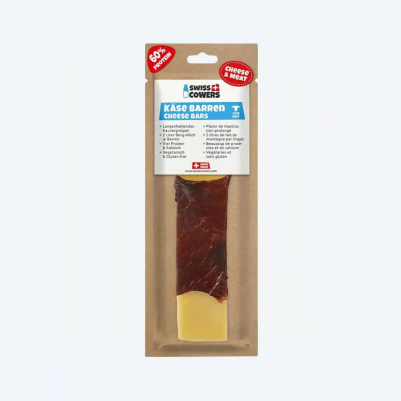 Сирний батончик з яловичиною SwissCowers - Black Angus, 80г. - L