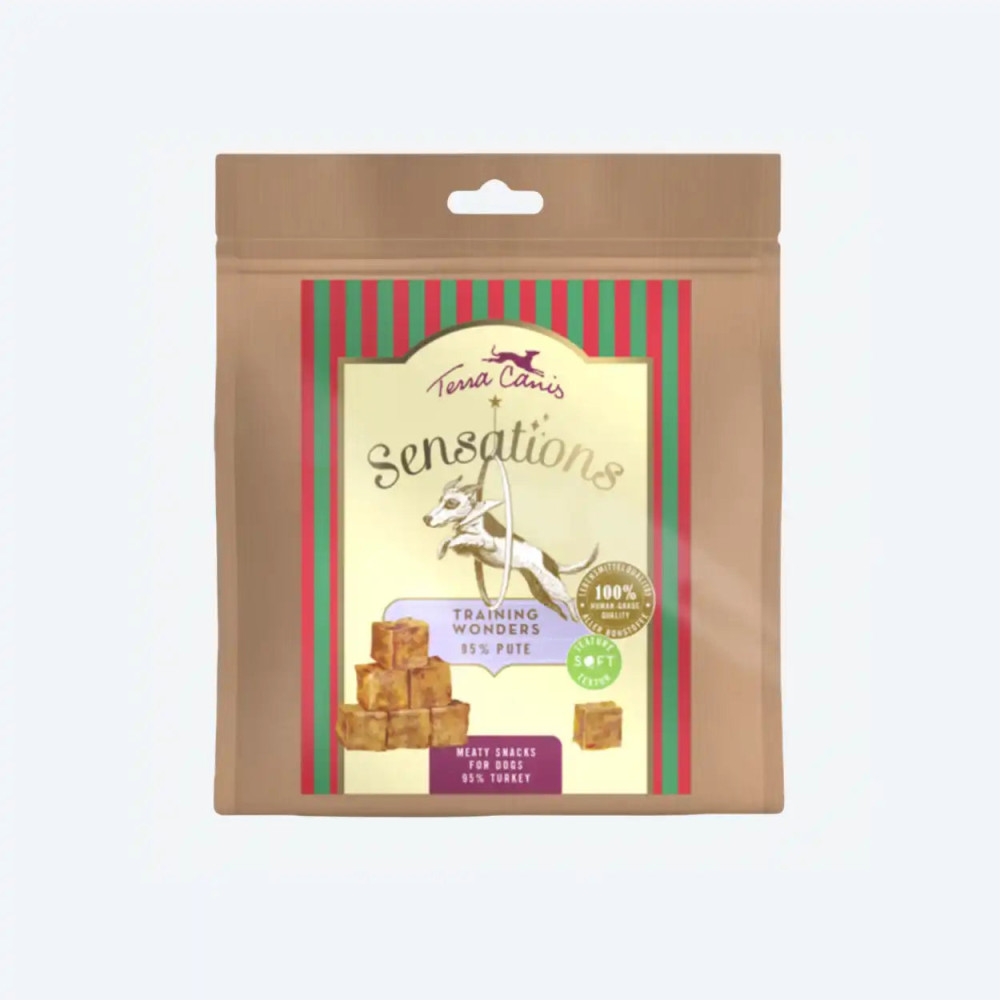 Смаколики для собак Terra canis SENSATIONS Training Wonders Індичка 90 г, 90 грам.