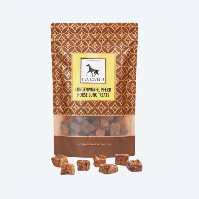 Сушені конячі легені Lila loves it - Horse Lung Treats, 200 г, 200г.