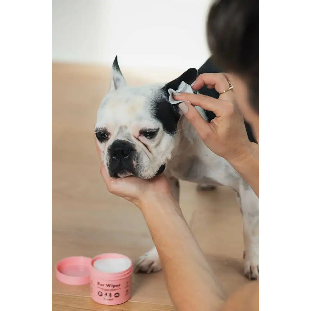 Серветки для гігієни вух Ear Wipes Natural Dog Company 50 шт, 50шт.