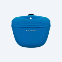 Силіконова сумка для ласощів Navaris - Snackbeutel mit Clip, blue