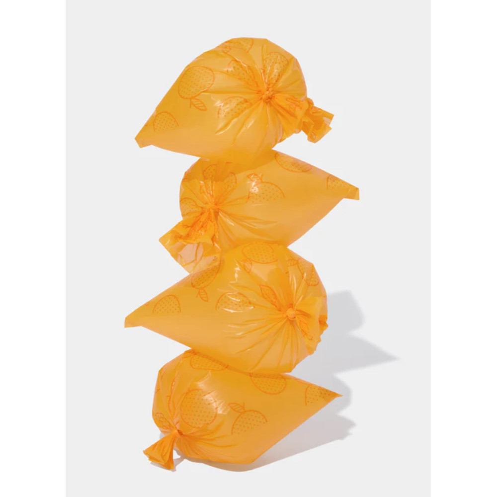 Біорозкладні пакети для прибирання за собакою Vetreska Tangerine з ароматом мандарина, 23×33 см (1 рулон)