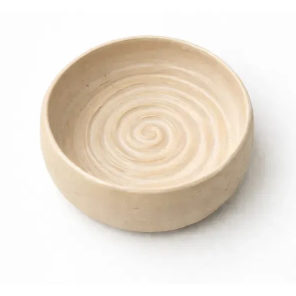 Керамічна мисочка бежева універсальна для собак spiral - Chou Chou