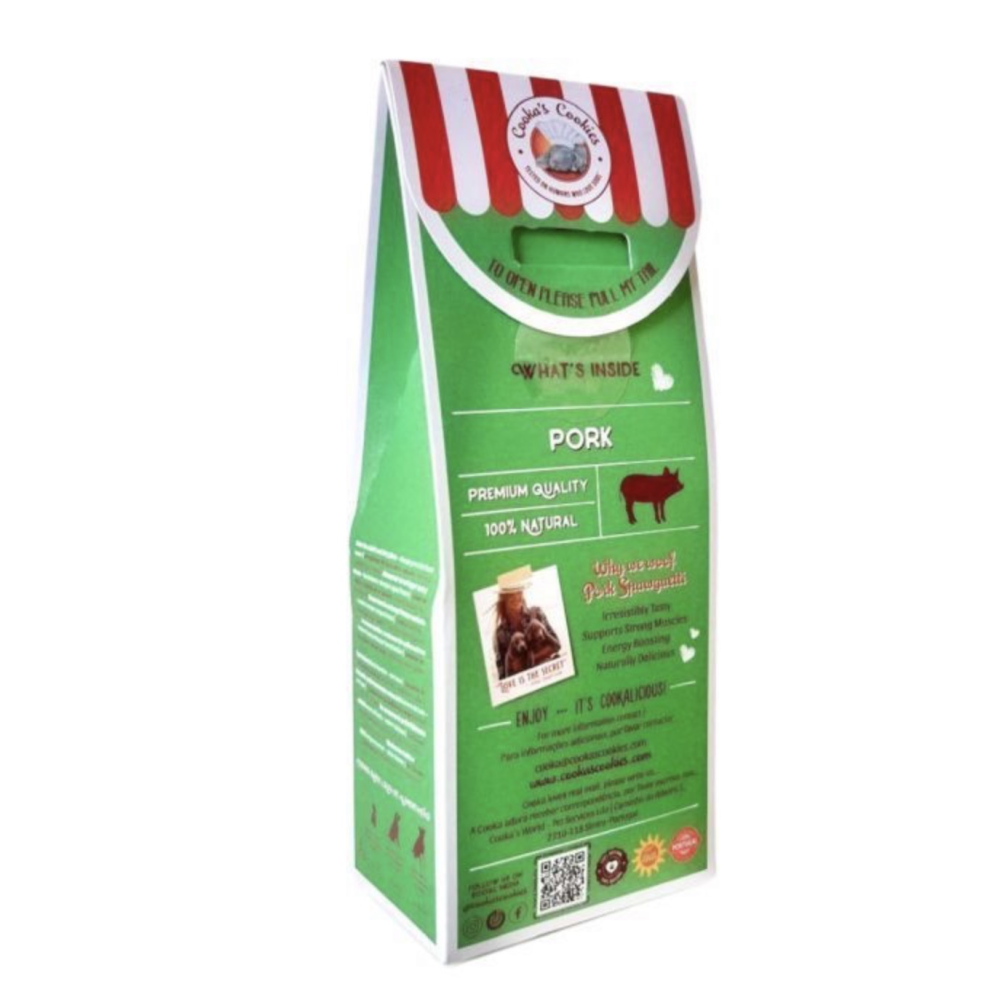 Натуральні ласощі для собак Cooka's Cookies Pork Spawghetti 100% Свинячі кишки 60 г
