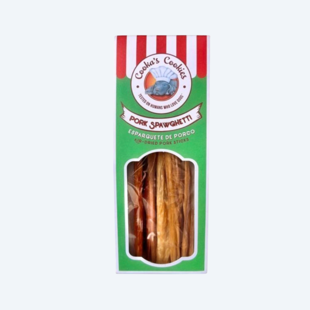 Натуральні ласощі для собак Cooka's Cookies Pork Spawghetti 100% Свинячі кишки 60 г