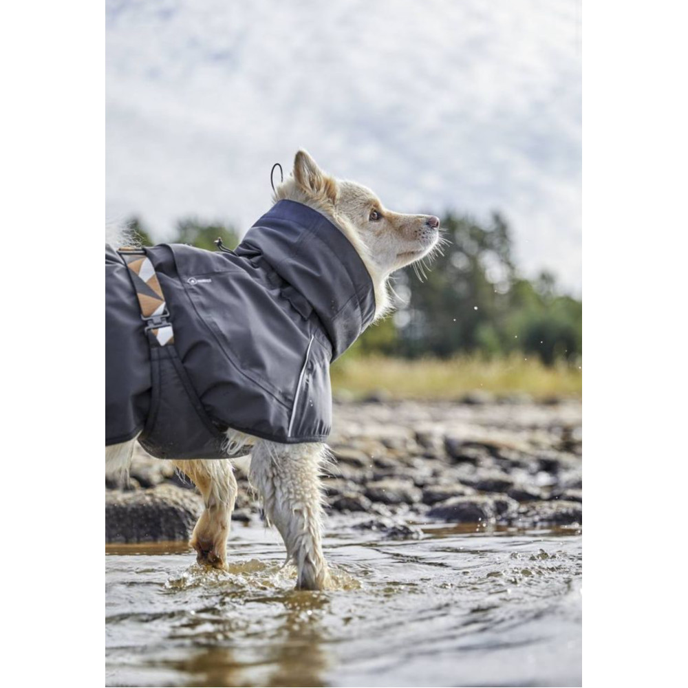 Дощовик для собак Hurtta Mudventure Coat ECO Сірий, 25