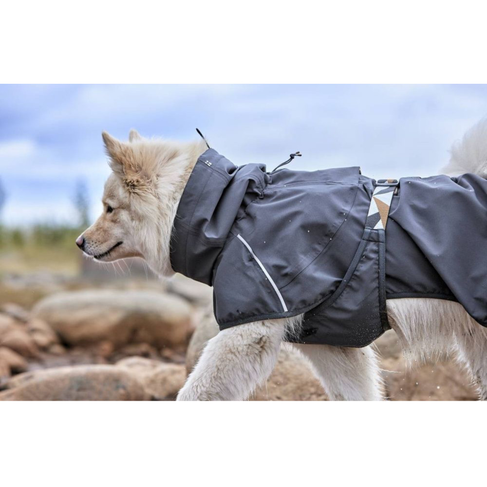 Дощовик для собак Hurtta Mudventure Coat ECO Сірий, 25