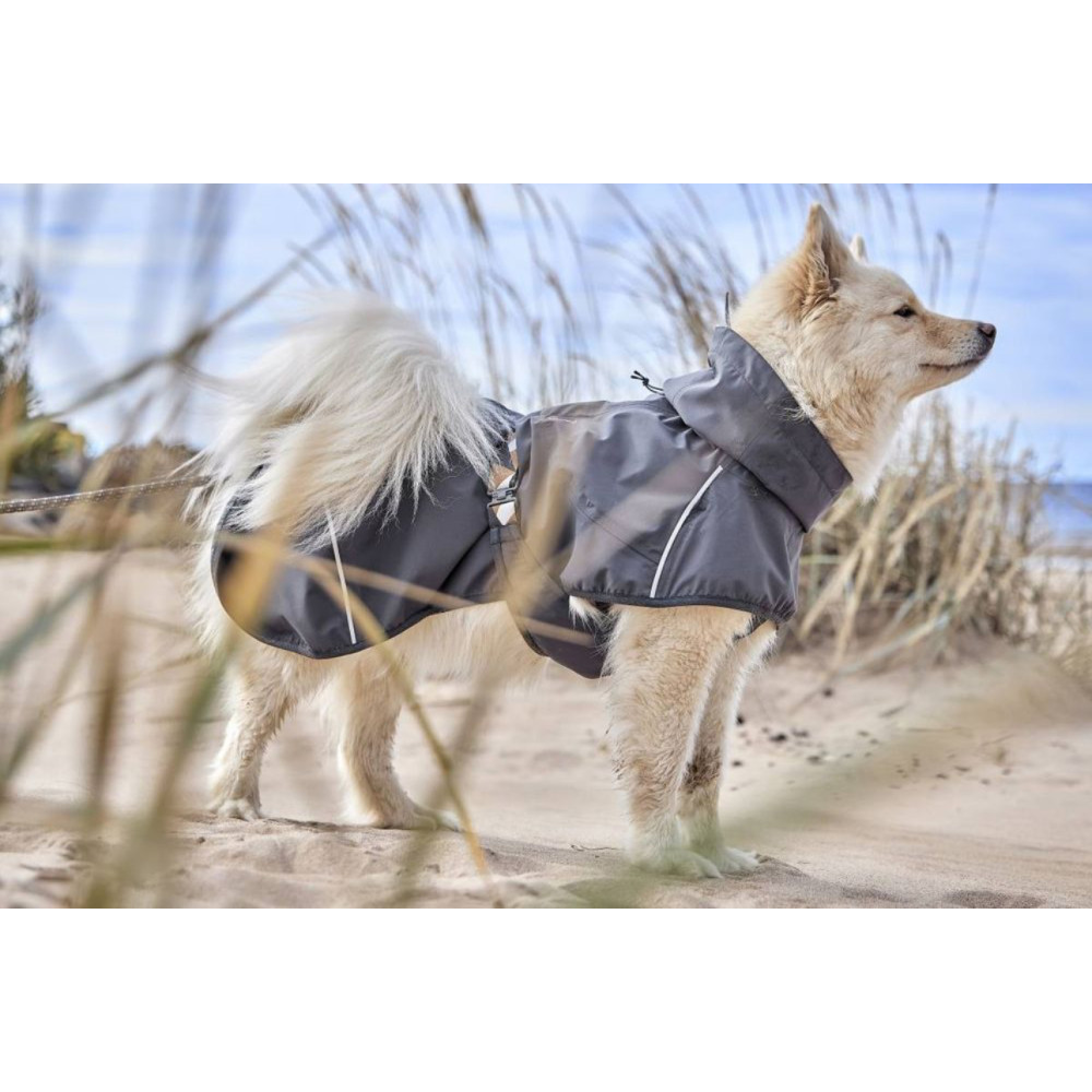 Дощовик для собак Hurtta Mudventure Coat ECO Сірий, 25