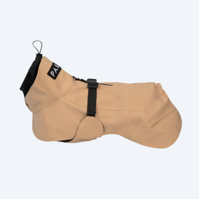 Дощовик для собак з світловідбиваючим ефектом PAIKKA Visibility Raincoat Lite Taupe, 20