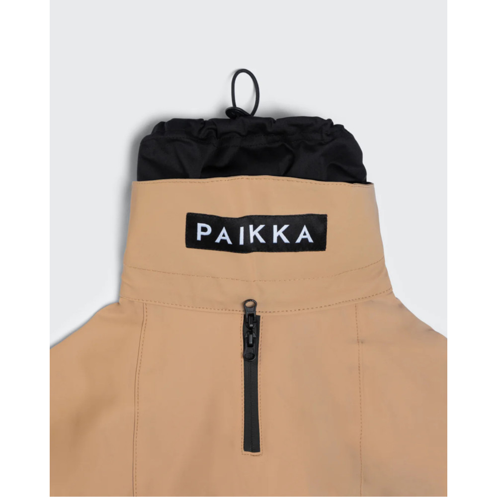 Дощовик для собак з світловідбиваючим ефектом PAIKKA Visibility Raincoat Lite Taupe, 20