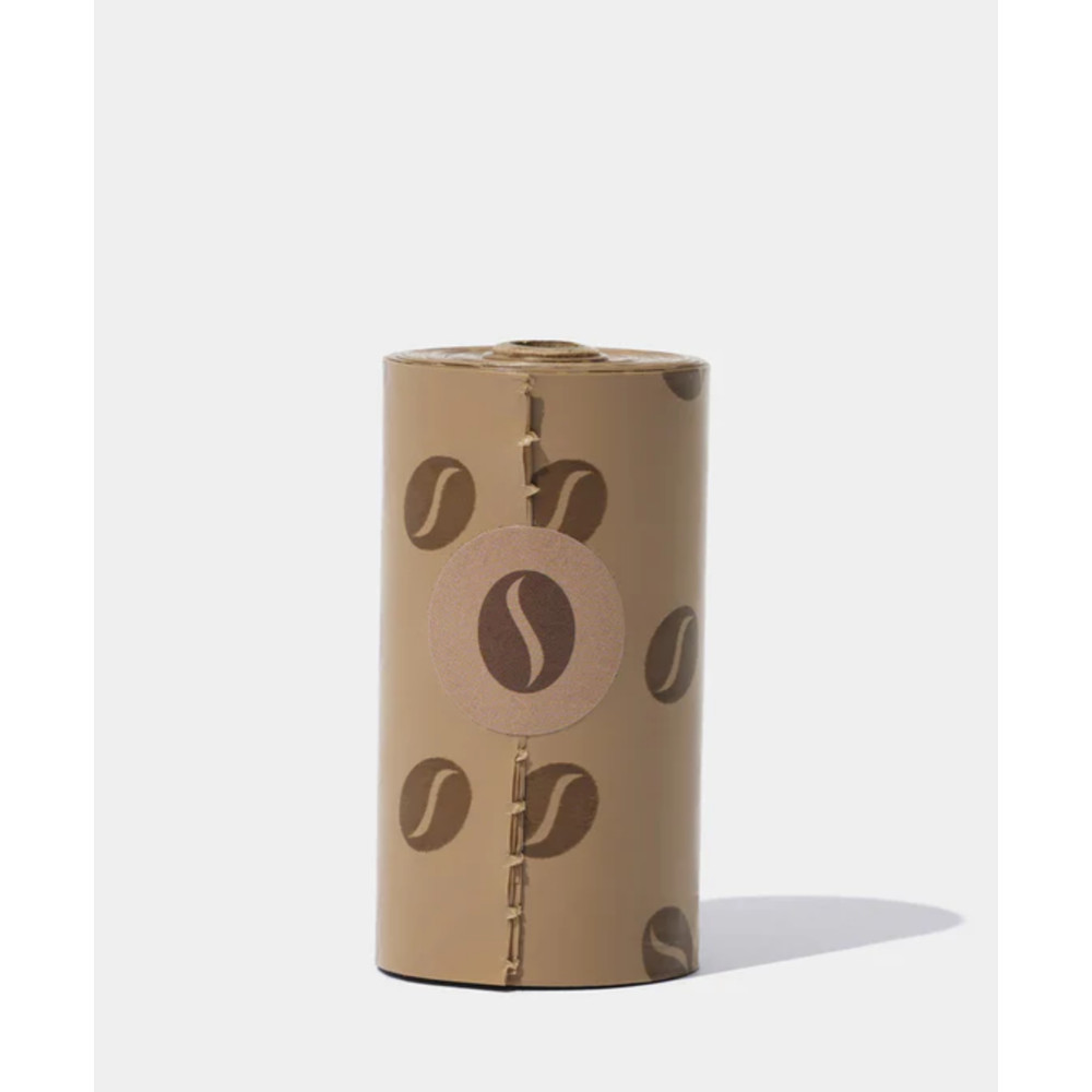 Диспенсер Vetreska Coffee з біорозкладними пакетами та ароматом кави 23×33 см, 1 рулон