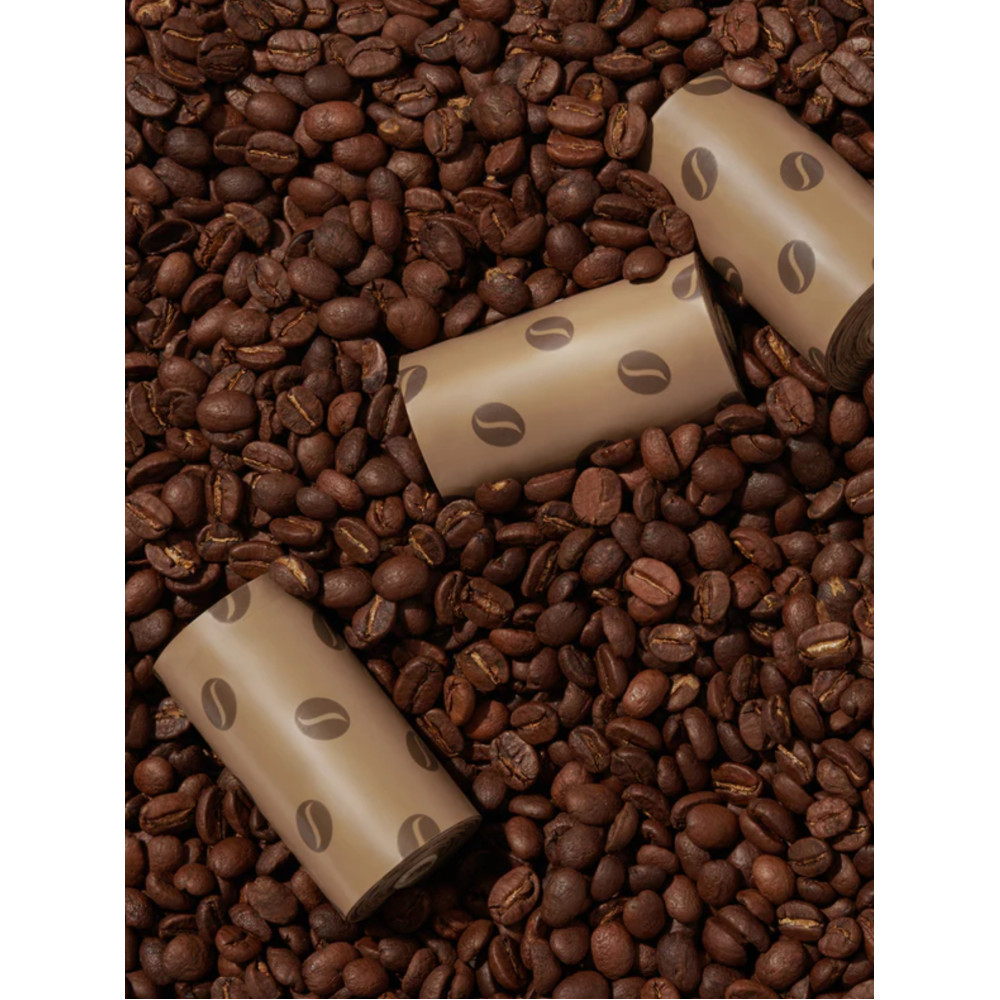 Диспенсер Vetreska Coffee з біорозкладними пакетами та ароматом кави 23×33 см, 1 рулон