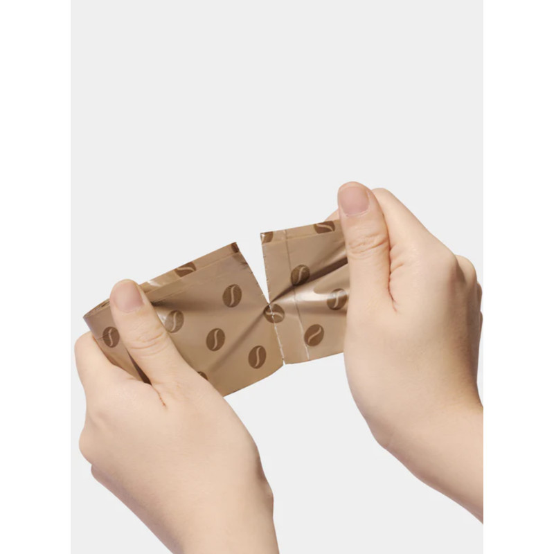 Диспенсер Vetreska Coffee з біорозкладними пакетами та ароматом кави 23×33 см, 1 рулон
