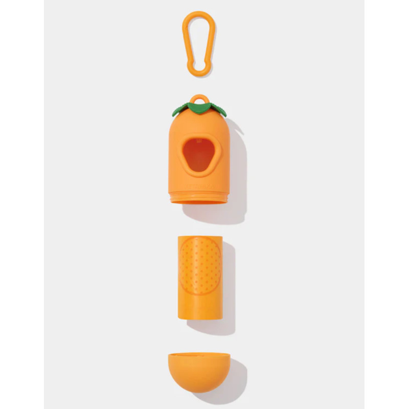 Диспенсер з біорозкладними пакетами для собак Vetreska Tangerine з ароматом мандарина