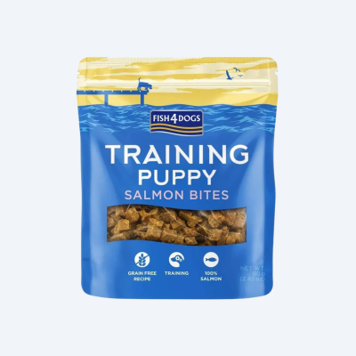 Натуральні ласощі для цуценят Fish4Dogs Training 100% Лосось 80г