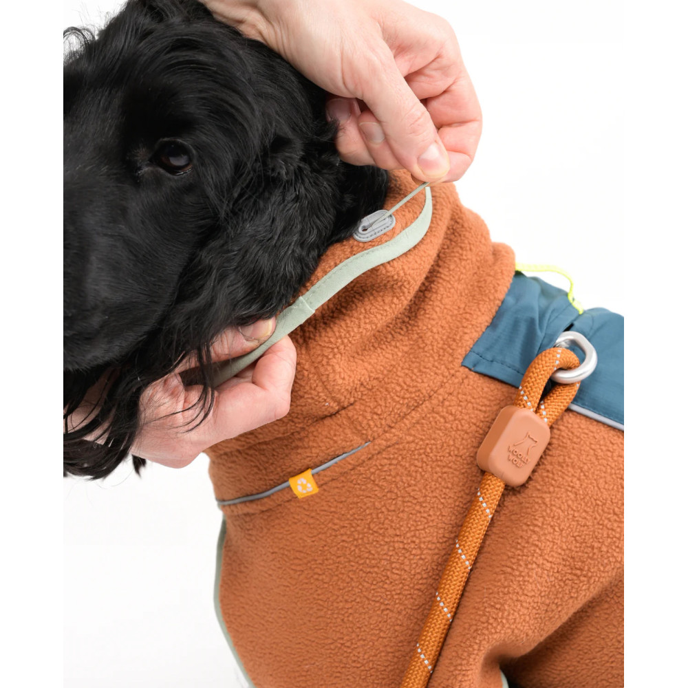 Флісовий пуловер для собак Alpha 360 Terracotta Mix Woolly Wolf, 27