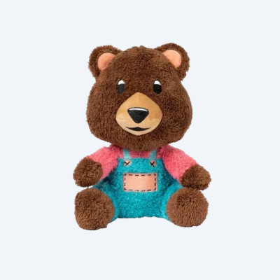 М'яка іграшка для собак FuzzYard Ведмедик Пушик S
