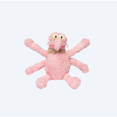 М'яка іграшка для собак FuzzYard Блоха Скретчетт Рожевий S