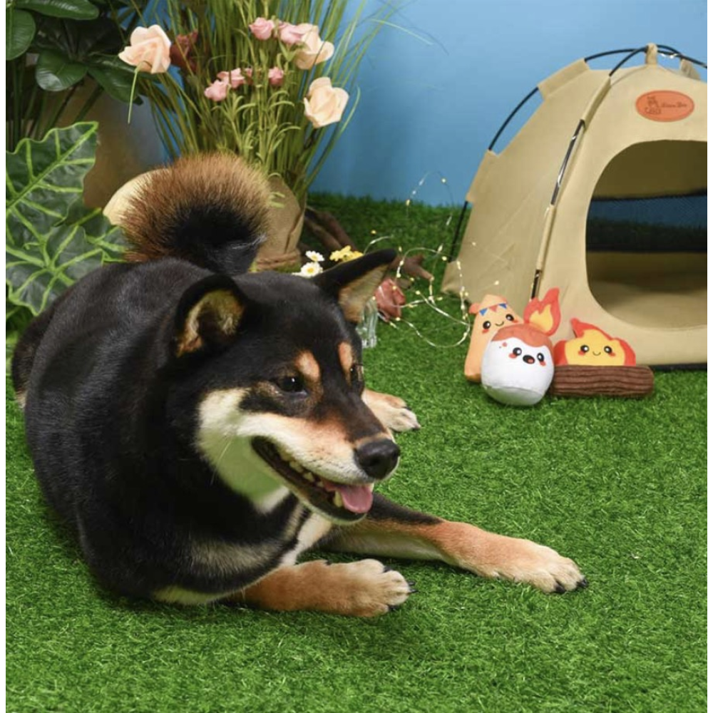 Мʼяка іграшка для собак HugSmart- Camping Pups Camp Hound