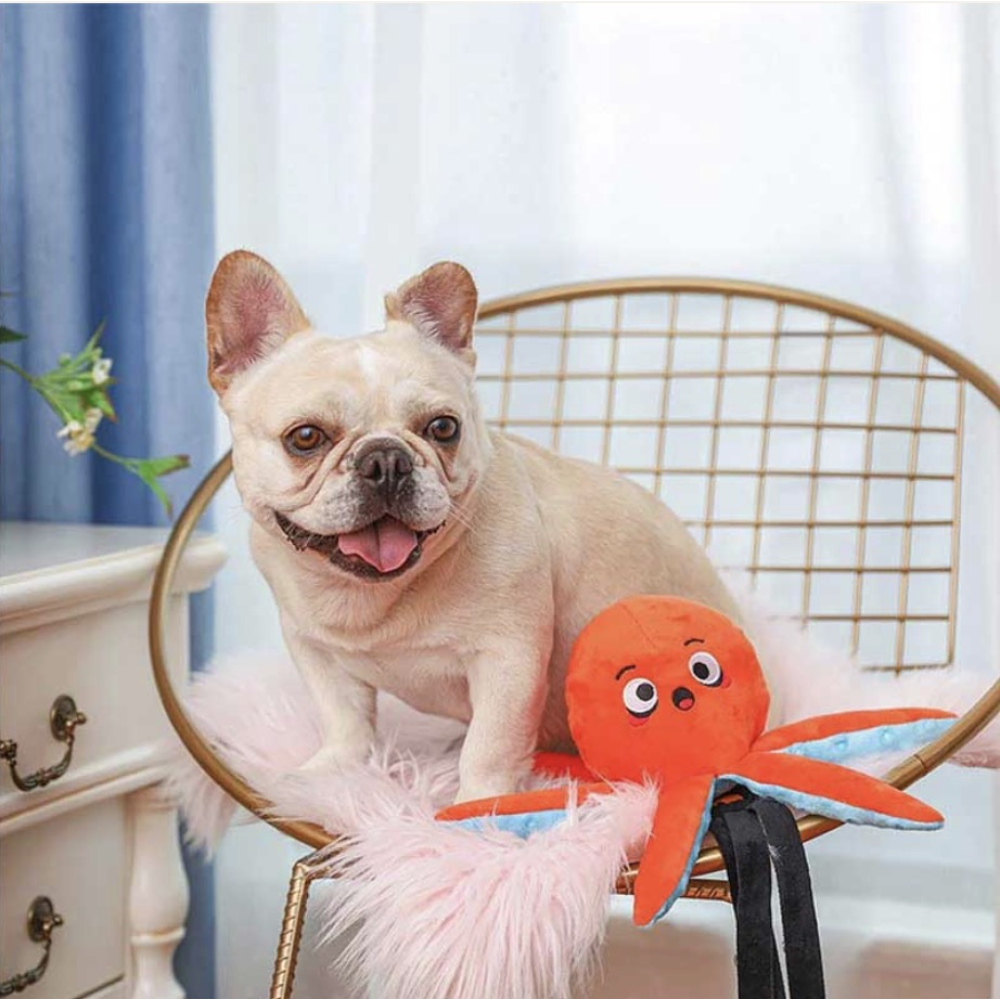 Мʼяка іграшка для собак восьминіг HugSmart - Octopus