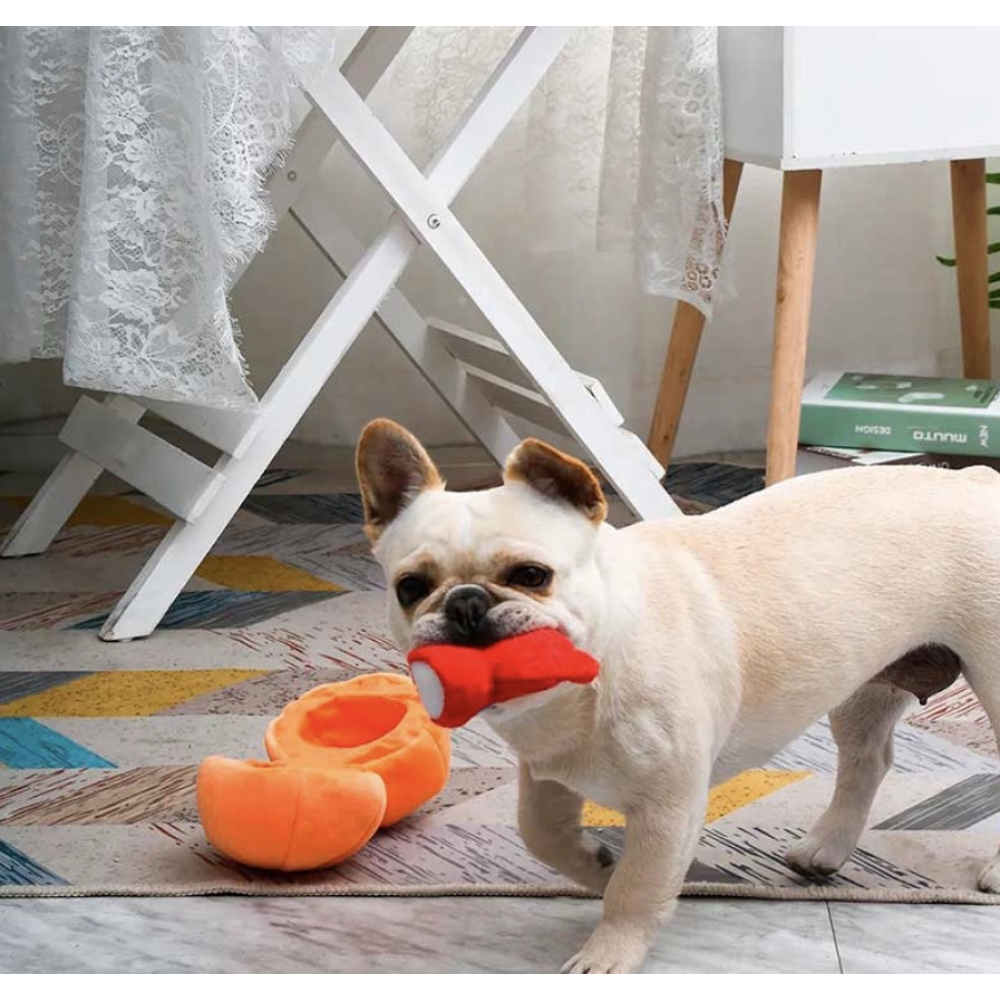 Іграшка для собак у формі гарбуза HugSmart Fruity Critterz – Pumpkin