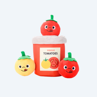 Інтерактивна іграшка для собак банка з томатами HugSmart - Whole Tomatoes