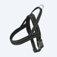 Пом'якшена шлея для собак Hurtta Casual Harness ECO Чорний 80-90см